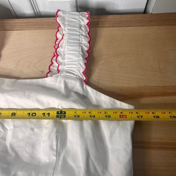 NWT Ann Taylor LOFT Cottage Rainbow Ruffle Strappy Tiered Maxi Dress Size SP - Picture 7 of 10